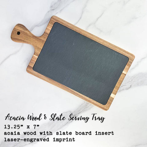 Home City & State - Custom Slate Serving Board