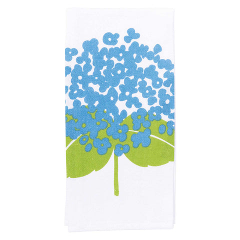 Hydrangea Cotton Kitchen Towel (Set Of 3)