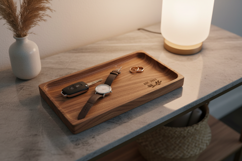 Custom Engraved Trays – Handmade & Personalized